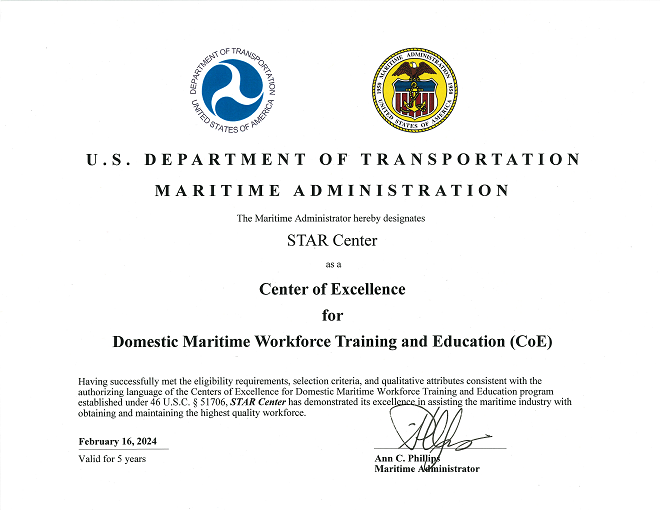 CoE Certificate